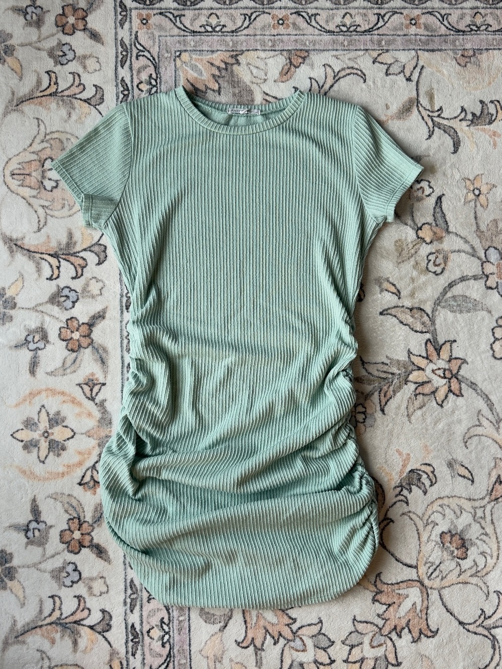 Green Ruched Dress